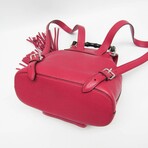 Gucci // Leather + Bamboo Backpack // Pink + Black // Pre-Owned