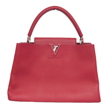 Louis Vuitton // Taurillon Leather Parnassea Capucines Handbag // Red // Pre-Owned