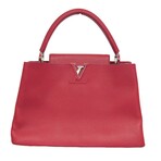 Louis Vuitton // Taurillon Leather Parnassea Capucines Handbag // Red // Pre-Owned