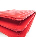 Chanel // Leather Boy Bag // Red // Pre-Owned