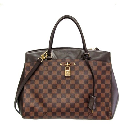 Louis Vuitton // Damier Coated-Canvas + Leather Rivoli Bag // Damier Ebene // Pre-Owned