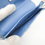 Dior // Leather Saddle Pouch // Light Blue // Pre-Owned