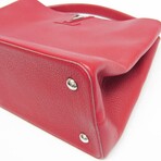 Louis Vuitton // Taurillon Leather Parnassea Capucines Handbag // Red // Pre-Owned