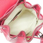 Gucci // Leather + Bamboo Backpack // Pink + Black // Pre-Owned