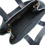 Miu Miu // Leather + Cotton + Canapa Fiori Handbag // Light Blue + Multicolor // Pre-Owned