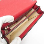 Valentino // Leather Garavani VLTN Uptown Shoulder Bag // Red // Pre-Owned