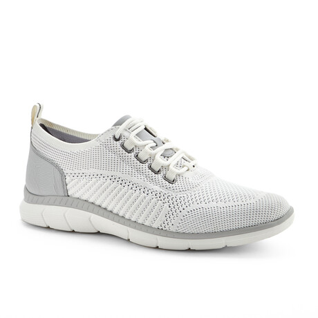 Knit Acklen U-Throat Sneakers // White (8)