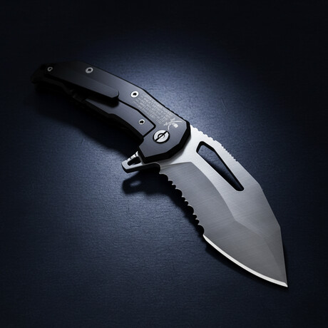 AKRAV Gen.6X // Fully Serrated Recurve Blade