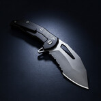 AKRAV Gen.6X // Fully Serrated Recurve Blade