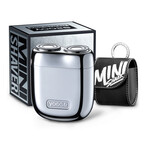 Mini 2.0 Alloy Electric Mini Shaver // Electroplated Silver