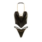 Chained Bustier // Black (S-M)