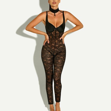 Wear Me Now Wear Me Later Bodysuit // Black (S)