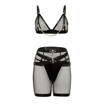Tomgirl 3 Pc Set // Black (S-M)