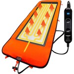 Backside XL Heated Pad Cover // Orange Blue