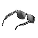 AI Smart Glasses: HD Camera, 144-Language Translator, Music & Call Functions (Black)