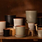 Push Planter Set of 3 (White)