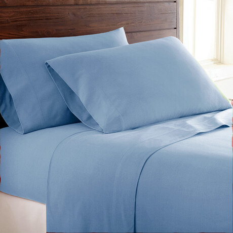 Micro Flannel® Solid Sheet sets// Morning Glory (Twin)