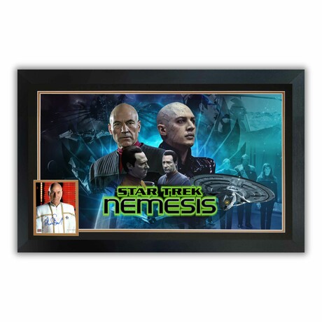 Patrick Stewart // Signed Star Trek: Nemesis Framed