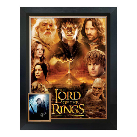 Elijah Wood // Lord of the Rings // Signed Framed