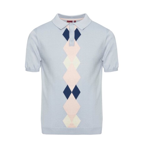 Ansell Knit Polo // Boy Blue (S)