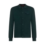 Rathbone Knit Overshirt // Forest Green (XL)