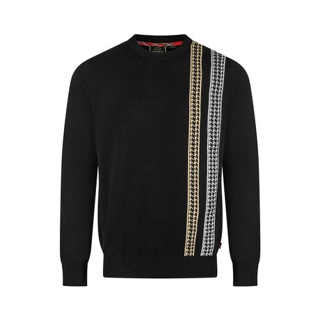 Derwent Merino Wool Blend Jumper // Black (L)