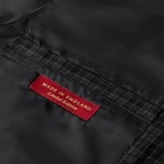 Berwick Check Harrington Jacket // Dark Grey (L)