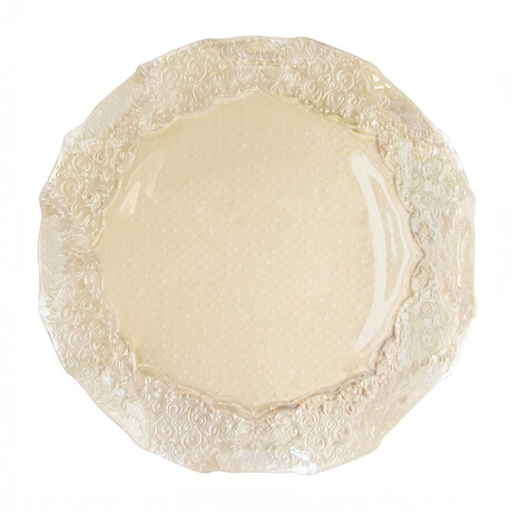 Roberta Iris Luster - Pearl Charger Plate 13"