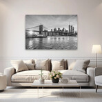 Brooklyn Bridge No. 3 B/W by Murray Bolesta (16"H x 24"W x 1.5"D)