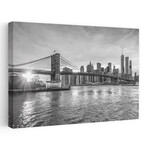 Brooklyn Bridge No. 3 B/W by Murray Bolesta (16"H x 24"W x 1.5"D)