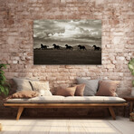 Racing the Clouds by Lisa Dearing (16"H x 24"W x 1.5"D)