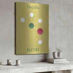 Tequila Molecule by Luxe Metal (16"H x 12"W x 0.13"D)