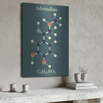 Adrenaline Molecule I by Luxe Metal (16"H x 12"W x 0.13"D)