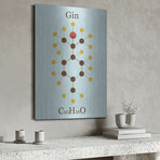 Gin Molecule by Luxe Metal (16"H x 12"W x 0.13"D)
