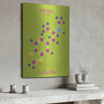 MDMA Molecule 2 by Luxe Metal (16"H x 12"W x 0.13"D)