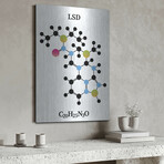 LSD Molecule by Luxe Metal (16"H x 12"W x 0.13"D)