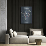 Caffeine Molecule by Luxe Metal (16"H x 12"W x 0.13"D)