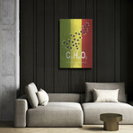 Molecule Thc by Typelike V.2 (24"H x 16"W x 0.13"D)