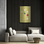 Tequila Molecule by Luxe Metal (16"H x 12"W x 0.13"D)