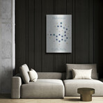 Melatonin Molecule I by Luxe Metal (16"H x 12"W x 0.13"D)