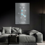 Vodka Molecule by Luxe Metal (16"H x 12"W x 0.13"D)
