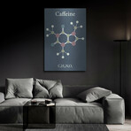 Caffeine Molecule by Luxe Metal (16"H x 12"W x 0.13"D)