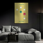 Tequila Molecule by Luxe Metal (16"H x 12"W x 0.13"D)