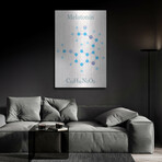 Melatonin Molecule II by Luxe Metal (16"H x 12"W x 0.13"D)