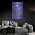 LSD Molecule 2 by Luxe Metal (16"H x 12"W x 0.13"D)