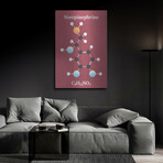 Norepinephrine Molecule 2 by Luxe Metal (16"H x 12"W x 0.13"D)