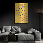 Serotonin Molecule 2 by Luxe Metal (16"H x 12"W x 0.13"D)