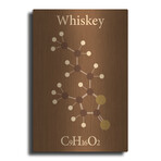 Whiskey Molecule by Luxe Metal (16"H x 12"W x 0.13"D)