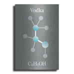 Vodka Molecule by Luxe Metal (16"H x 12"W x 0.13"D)