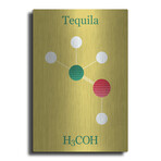 Tequila Molecule by Luxe Metal (16"H x 12"W x 0.13"D)
